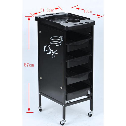 China factory barber manicure beauty facial medical hand tool carts salon nail pedicure trolleys instrument tray with wheels