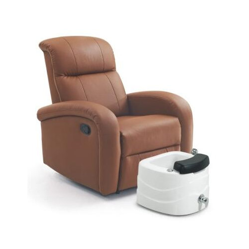 Leather spa foot bath manicure nail salon sofa massage chair bowl pedicure basin station