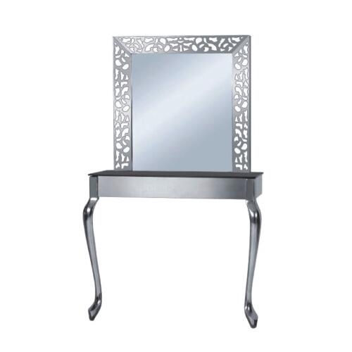 luxury styling station hairdressing unit equipment beauty bath makeup mirror salon barber furniture with light