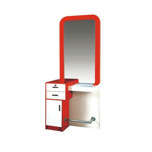 styling station hairdressing unit equipment beauty bath makeup mirror salon barber furniture with drawer