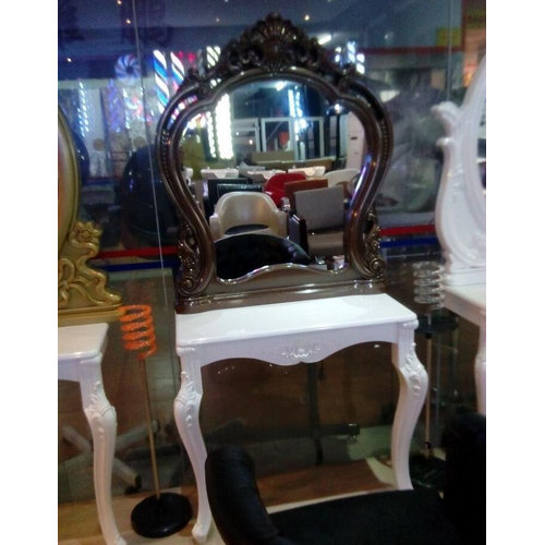 China beauty bath makeup mirror salon barber furniture styling station hairdressing unit equipment