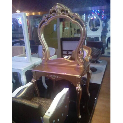 Classic beauty bath makeup mirror salon barber furniture styling station hairdressing unit