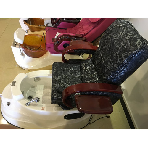 Electric spa footbath massage chair bowl pedicure basin station manicure nail salon bench