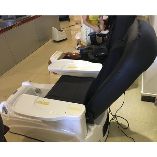 luxury spa foot massage chair bowl pedicure basin station manicure nail salon bench