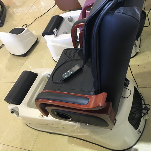High back spa foot massage chair pedicure basin station manicure nail salon bench