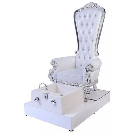 Queen King Throne Manicure Nail Station Pedicure Foot Spa Massage Chair