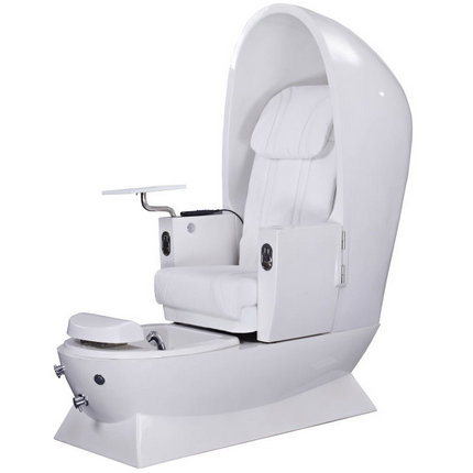 New spa foot massage chair pedicure basin station manicure nail salon bench with bowl sink jet