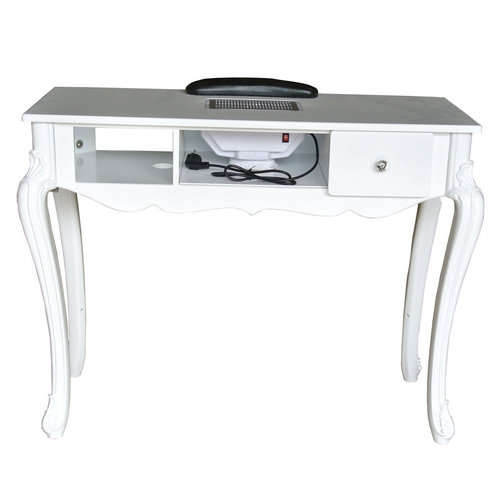 European art manicure nail table with dust collector beauty nail desk dryer station with fan