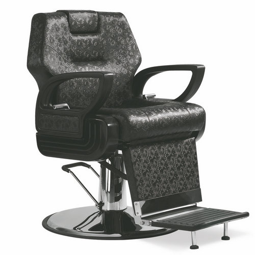 High back Bronze salon styling equipment barber shop reclining men hair cutting chairs
