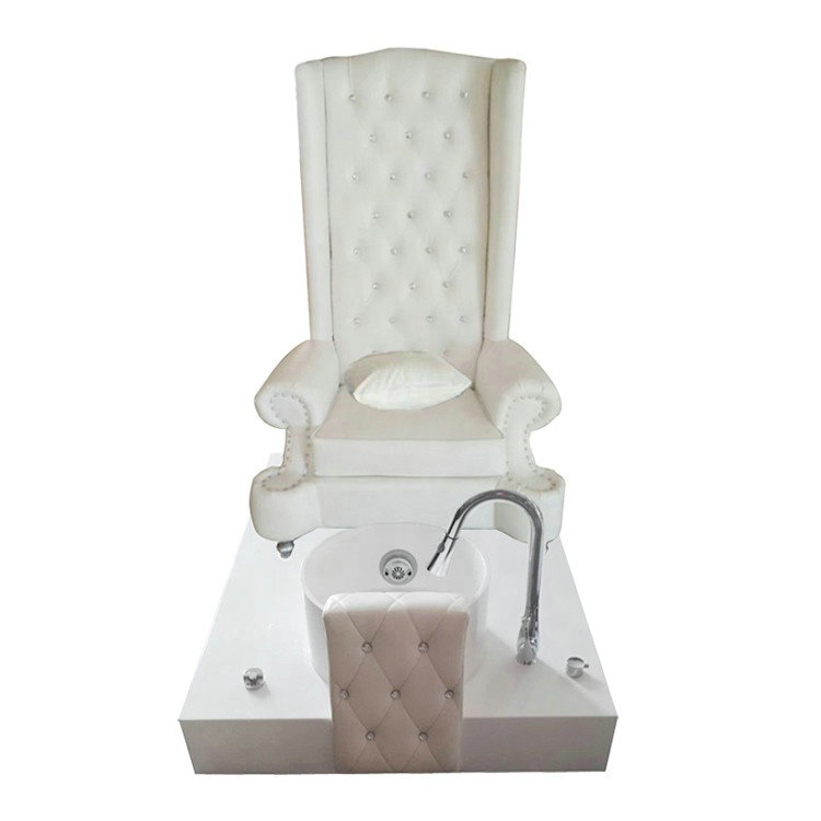 Nail furniture throne pedicure spa chairs pedicure bowl station