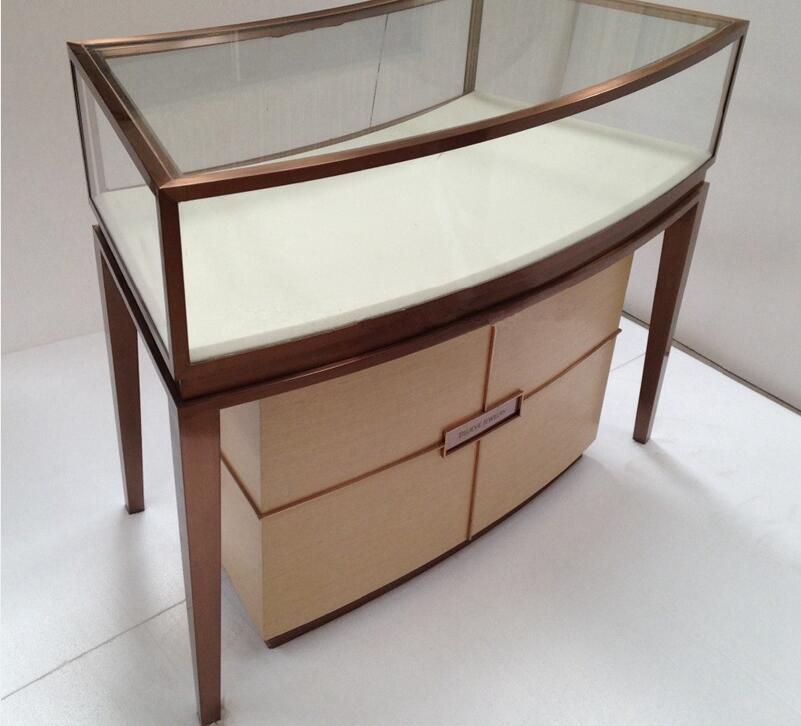 Luxury Glass Jewelry Display Cabinet Showcase For Jewellery Shop Furniture Design Counter