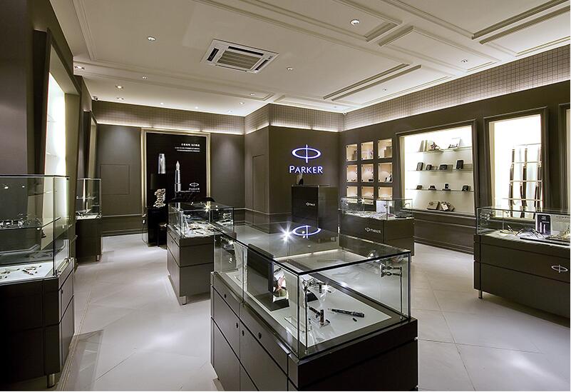 Jewelry Display Rack Jewellery Shop Counter Design Watch Display Showcase