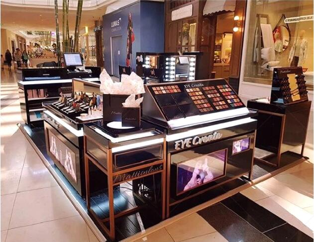 New Shopping Mall make up cosmetic display kiosk design
