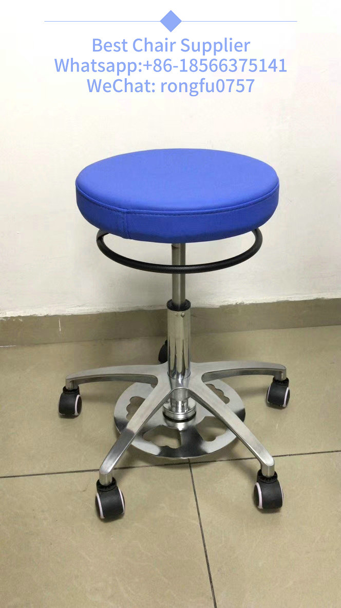 Cheap adjustable ESD factory workshop bar seating anti-static swivel operation chair laboratory stool casters